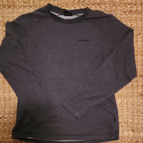 Patagonia Navy Blue Long Sleeve Shirt - Picture 1 of 5